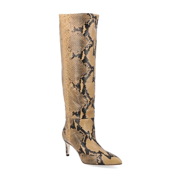 Paris Texas Shoes | Paris Texas Snake Boots, Sz EU 37 US 7, Rare Style | Color: Black/Tan | Size: 7 | Bethanymar's Closet
